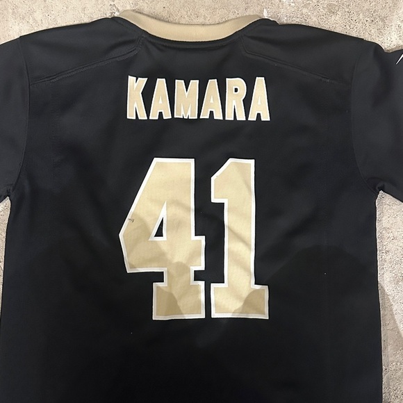 Nike Kids Black and Gold Number 41 Jersey Kamara NFL - Picture 5 of 5